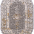 Ковер Меринос Тр-114406 Овал Золотистый, Серый